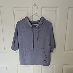 Prana Lavender Short Sleeve Hoodie
